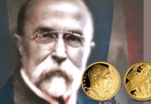 Masyrk na bankovkách, mincích a medailích